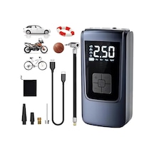 Coofbe 150psi 6000mah Şarjlı Otomatik Araç Lastik Şişirme Pompası Araç Lastik Hava Kompresörü Led Işıklı