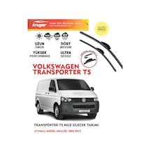 Volkswagen Transporter T5 Ön Muz Silecek Silgi Silgeç 2006 Model Araca Özel Aparat