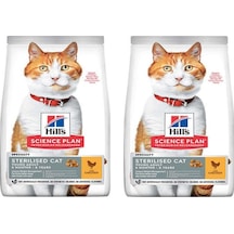 Hill's Sterilised Tavuklu Kısırlaştırılmış Yetişkin Kedi Maması 2 x 1500 G