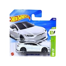 Hot Wheels Tekli Arabalar Tesla Model S Plaid Hyx58 Renkli
