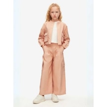 Nk Kids Kız Çocuk Rose Düğmeli Ceket-15552 Pudra