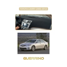 Toyota Camry 2006-2012 Torpido Koruma Halısı Bej Kenar