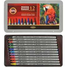 Koh-i-noor Progresso Aquarell Woodless Coloured Pencil Set 12li
