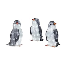 Ximistore9 Işıklandırmalı Penguen Bahçe Süsü - Akrilik 3'lü Set, Düğme Pilli, Suya Dayanıklı, İç Ve Dış Mekan Kullanımı Sarı Ximistore9 Işıklandırmalı Penguen Bahçe Süsü - Akrilik 3'lü Set, Düğme Pilli, Suya Dayanıklı, İç Ve Dış Mekan Kullanımı Sarı