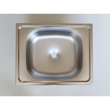 Artenova Paslanmaz Çelik Eviye 40 x 50 Deliksiz