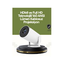 Hdmı Ve Usb Girişli Uzun Ömürlü Ampullü Projeksiyon
