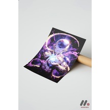 Dragon Ball Frieza Anime Poster, Çerçevesiz Yüksek Kalite Duvar Afişi - Anime Severlere Özel Hediye