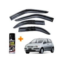 Hyundai Getz Mügen Cam Rüzgarlığı 2002-2011 Arası 4 Lü Takım +500ml Lastik Parlatıcı