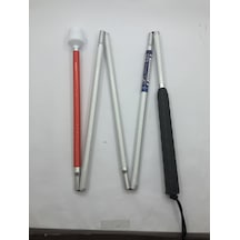 Görme Engelliler İçin Beyaz Baston 5 Katlamalı 140 Cm