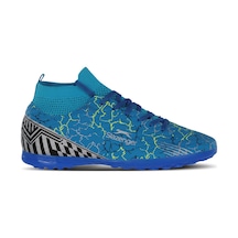 Slazenger CORNER Unisex Halı Saha Saks Mavi Futbol Ayakkabısı