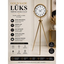 Gold Tripod Ayaklı Lüks Saat