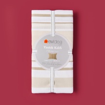 Soft Verano 2'li Yastık Kılıfı - Krem / Bej - 50x70 Cm Renkli