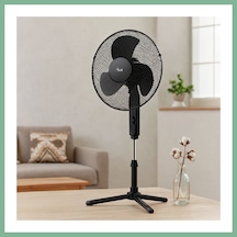 Bşkvirgo 16\" 41 Cm Teleskopik Katlanır Ayaklı Vantilatör - Metal Kafes, 3 Kademe Bsk2026