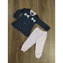 Egişbaby Kız Bebek Puantiyeli İkili Takım Pembe - Siyah