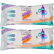 Lüx Hasta Vücut Temizleme Islak Mendil Havlu 50 Yaprak Xl (2 Li S