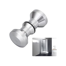 Kulp Seti Dayanıklı Paslanmaz Çelikten 30 Mm Yapılmış Cilalı Yuvarlak Duş Kapısı Kolu 1 Adet.