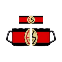 Eskişehirspor Kupa Bardak Tek Adet 0143 Çok Renkli