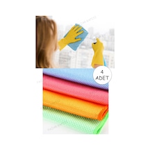 Microfiber 4'lü İz Bırakmayan Temizlik ve Cam Bezi 30 x 40 CM