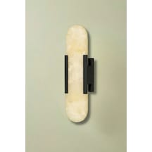 Lunera Doğal Mermer Duvar Aplik 50 Cm Ra-aplk-3512-52-01 Siyah