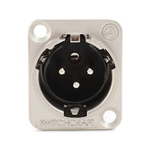 Switchcraft E3msc Xlr Erkek 3pin Metal Şase Tipi Konnektör 10'lu
