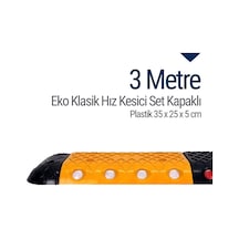 Eko Klasik Hız Kesici Set Kapaklı Plastik. Yol Kasisi 3 M N11.17