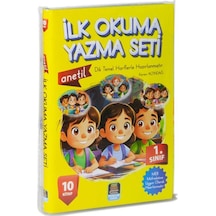 1.sınıf Anetil İlk Okuma Yazma Seti 10 Kitap Renkli Resimli D...