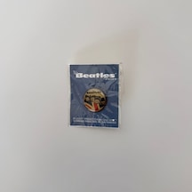The Beatles Rozet Pinback Button Siyah 25005358