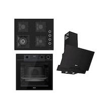 Ferre Steamart Fryart Silentart Serisi QEP64CS - SC405-WFA - D063-SA Siyah Ankastre Set