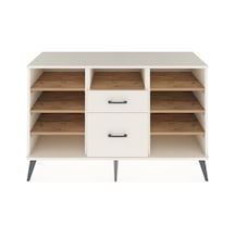Kronos Konsol 7 Raflı 2 Çekmeceli 132x59x83 Aytaşı-çam/aytaşı Çam/aytaşı