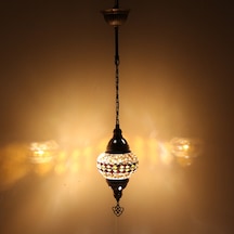 Dekoratif GELENEKSEL DESENLİ RENKLİ GECE LAMBASI MOZAİK AVİZE