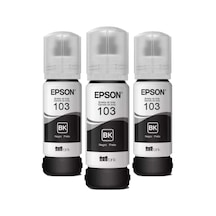 Epson 103 EcoTank L3266 Üçlü Siyah Mürekkep Kartuş Seti