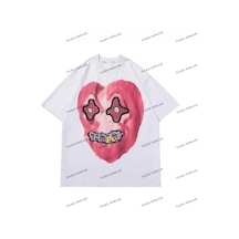 Adrift Y2k Unisex Harajuka Anime Retro Kawai Kuromi T-shirt Kod Rertr Startmore 6670 Beyaz