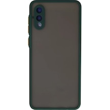 Newface Samsung Galaxy A02 Kılıf Montreal Silikon Kapak - Yeşil