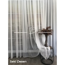 Tül Perde Kampanyalı 3 Desen Düz Etek Kurşunlu Ekru Tül Perde Kampanyalı 3 Desen Düz Etek Kurşunlu Ekru