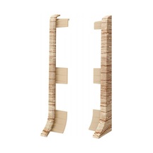 Linela Pvc Süpürgelik Adelaide Meşe - Lnl410 Bitiş Kapağı Aksesuarı 1 Paket - 2 Adet