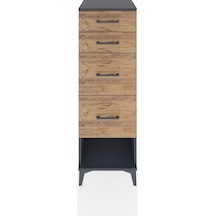 Hyperion Dolap 4 Çekmeceli 44x44x134 Antrasit-çam Antrasit