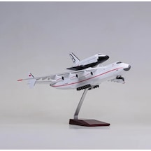 Antonov Mriya Ve Uzay Mekiği Buran Model Uçak 1/200 Ölçek 42cm