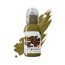 World Famous Sicilian Olive Dövme Boyası 30ml Zeytin Yeşili Profesyonel Tattoo Ink