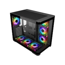 Gamebooster 850w 80+ Bronze Gb-g2852b-850w Gamıng Mıd-tower Pc Kasası Siyah 7-fanlı