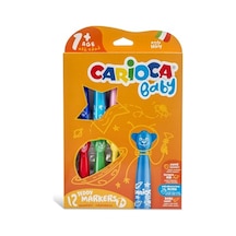Carioca Keçeli Boya Kalemi Teddy Jumbo Bebek Süper Yıkanabilir 12 Li 42816