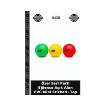 Özel Seri Parti Eğlence Açık Alan Pvc Mini Stickerlı Top