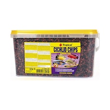 Tropical Cichlid Chips Cichlid Balıkları İçin Renklendirici Cips