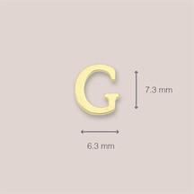 Goldkupe 14 Ayar Altın G Harf Küpe 0,46 Gr-1364