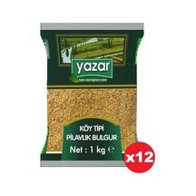 Yazar Köy Tipi Pilavlık Bulgur 12 x 1 KG