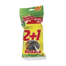Scotchbrite Paslanmaz Çelik Bulaşık Teli 3'lü