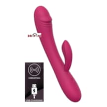 Erofoni Usb Şarjlı 21 Cm Çift Motorlu Teknolojik 10 Hız Titreşimli Uyarıcılı Süper Rabbit Tavşan Vibratör