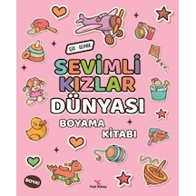 Sevimli Kızlar Dünyası Boyama Kitabı - Yqbx-717579