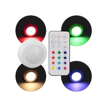 Pm-27186 Led Mobilya Merdiven Pilli Aydınlatma 3m Yapışkanlı Kumandalı Rgb + 4000k 8 Li Paket Belirtilmemis