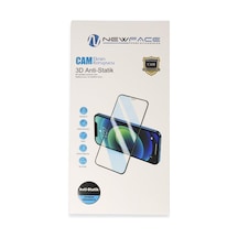 Newface - 808 - Xiaomi Redmi Note 15 Pro 5g 3d Antistatik Cam Ekran Koruyucu - Ece-umay - - Siyah