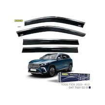 Kromlu Cam Rüzgarlığı Togg T10x 2023- 4lü Nıken